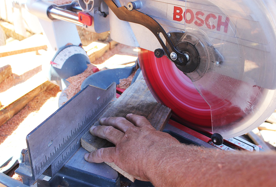 Our Bosch Saw in Action